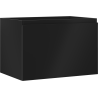 Mexen Orio 70 cm Bathroom Cabinet Under Sink, 1 Drawer, Black Matte - 91A10-07047-1-BF71
