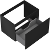 Mexen Orio 70 cm Bathroom Cabinet Under Sink, 1 Drawer, Black Matte - 91A10-07047-1-BF71