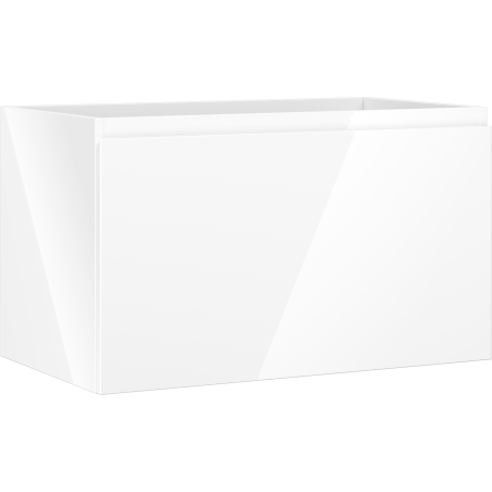 Mexen Orio bathroom cabinet for sink 80 cm, 1 drawer, white gloss - 91A10-08047-1-BF00
