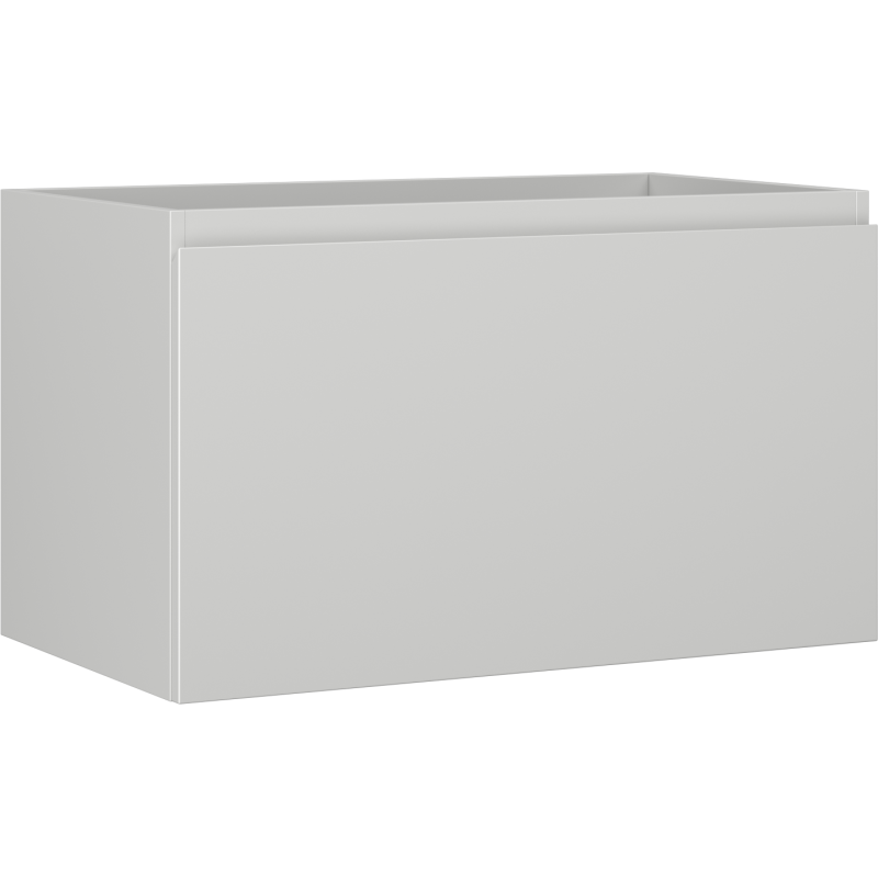 Mexen Orio bathroom cabinet for washbasin 80 cm, 1 drawer, grey matte - 91A10-08047-1-BF62