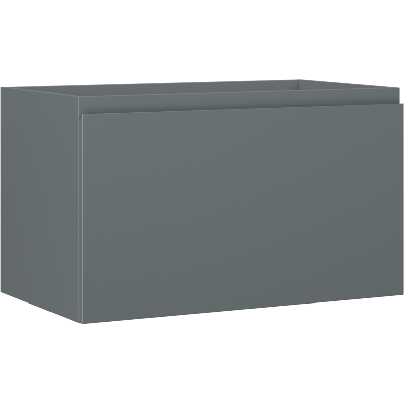 Mexen Orio bathroom cabinet under-sink 80 cm, 1 drawer, matte graphite - 91A10-08047-1-BF66