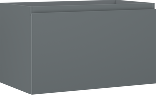 Mexen Orio bathroom cabinet under-sink 80 cm, 1 drawer, matte graphite - 91A10-08047-1-BF66