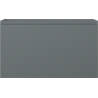 Mexen Orio bathroom cabinet under-sink 80 cm, 1 drawer, matte graphite - 91A10-08047-1-BF66