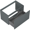 Mexen Orio bathroom cabinet under-sink 80 cm, 1 drawer, matte graphite - 91A10-08047-1-BF66