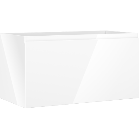Mexen Orio bathroom cabinet for sink 90 cm, 1 drawer, white gloss - 91A10-09047-1-BF00