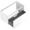 Mexen Orio bathroom cabinet for sink 90 cm, 1 drawer, white gloss - 91A10-09047-1-BF00