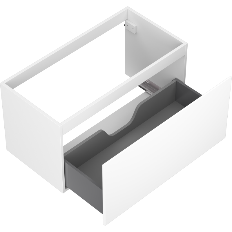 Mexen Orio bathroom cabinet for sink 90 cm, 1 drawer, white matte - 91A10-09047-1-BF01