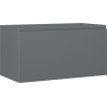 Mexen Orio bathroom cabinet under sink 90 cm, 1 drawer, matte graphite - 91A10-09047-1-BF66