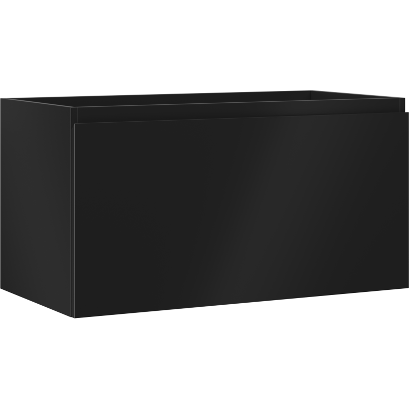 Mexen Orio bathroom cabinet under sink 90 cm, 1 drawer, black matt - 91A10-09047-1-BF71