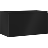 Mexen Orio bathroom cabinet under sink 90 cm, 1 drawer, black matt - 91A10-09047-1-BF71