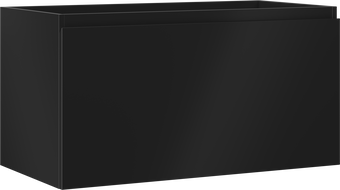 Mexen Orio bathroom cabinet under sink 90 cm, 1 drawer, black matt - 91A10-09047-1-BF71