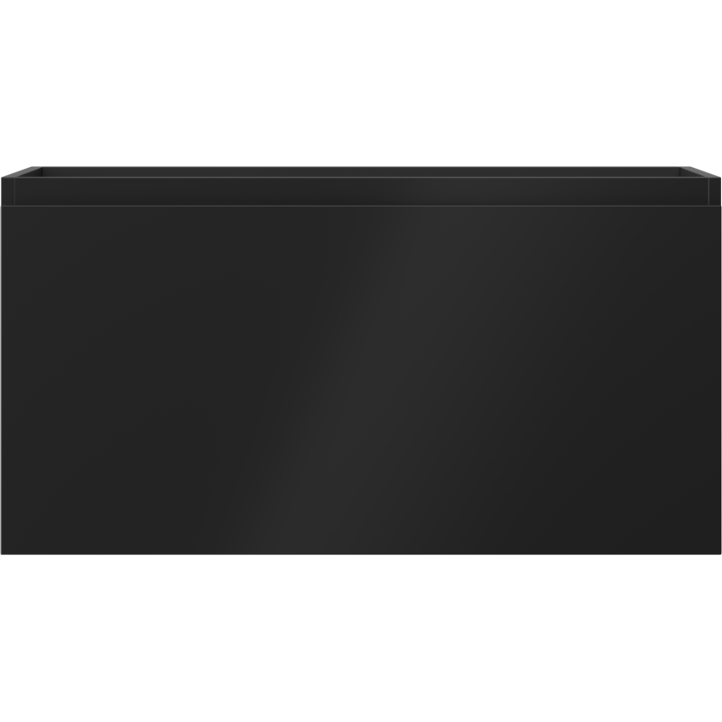 Mexen Orio 90 cm Bathroom Cabinet, 1 Drawer, Black Matte - 91A10-09047-1-BF71