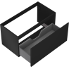 Mexen Orio bathroom cabinet under sink 90 cm, 1 drawer, black matt - 91A10-09047-1-BF71