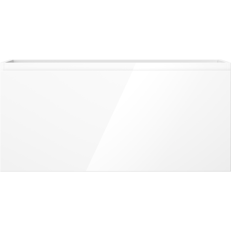Mexen Orio bathroom cabinet under sink 100 cm, 1 drawer, white gloss - 91A10-10047-1-BF00