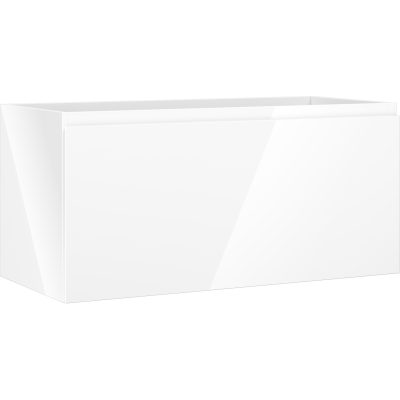 Mexen Orio bathroom cabinet under sink 100 cm, 1 drawer, white gloss - 91A10-10047-1-BF00