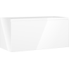 Mexen Orio bathroom cabinet under sink 100 cm, 1 drawer, white gloss - 91A10-10047-1-BF00