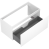 Mexen Orio bathroom cabinet for sink 100 cm, 1 drawer, white matte - 91A10-10047-1-BF01