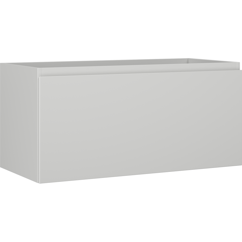Mexen Orio bathroom cabinet under sink 100 cm, 1 drawer, gray matte - 91A10-10047-1-BF62