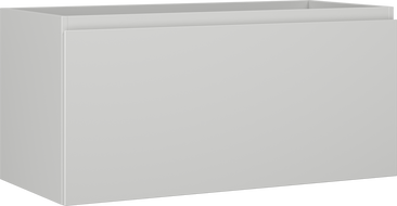 Mexen Orio bathroom cabinet under sink 100 cm, 1 drawer, gray matte - 91A10-10047-1-BF62