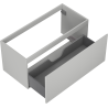 Mexen Orio bathroom cabinet under sink 100 cm, 1 drawer, gray matte - 91A10-10047-1-BF62