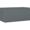 Mexen Orio bathroom cabinet under sink 100 cm, 1 drawer, matte graphite - 91A10-10047-1-BF66