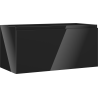 Mexen Orio bathroom cabinet for sink 100 cm, 1 drawer, black gloss - 91A10-10047-1-BF70