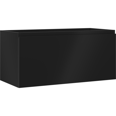 Mexen Orio bathroom cabinet for washbasin 100 cm, 1 drawer, matte black - 91A10-10047-1-BF71