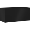 Mexen Orio bathroom cabinet under-sink 100 cm, 1 drawer, black matte - 91A10-10047-1-BF71