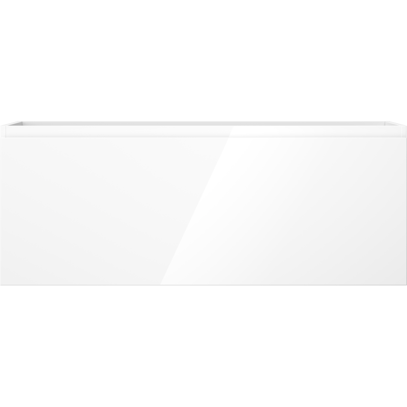 Mexen Orio bathroom cabinet under sink 120 cm, 1 drawer, white gloss - 91A10-12047-1-BF00