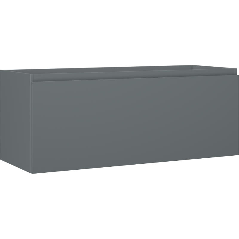 Mexen Orio bathroom cabinet for washbasin 120 cm, 1 drawer, matt graphite - 91A10-12047-1-BF66