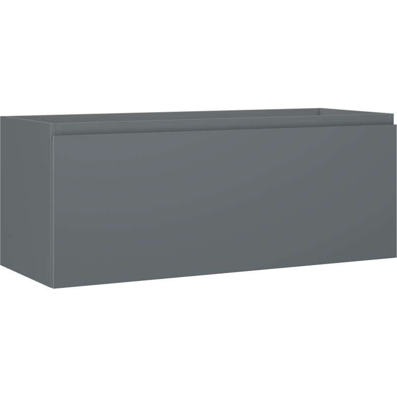 Mexen Orio bathroom cabinet under-sink 120 cm, 1 drawer, matte graphite - 91A10-12047-1-BF66