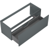 Mexen Orio bathroom cabinet under-sink 120 cm, 1 drawer, matte graphite - 91A10-12047-1-BF66