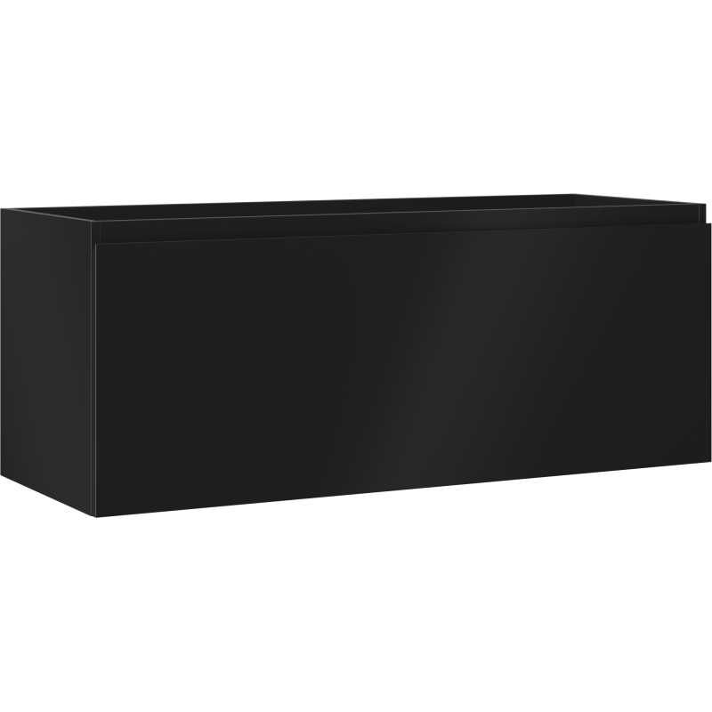 Mexen Orio bathroom cabinet under sink 120 cm, 1 drawer, matte black - 91A10-12047-1-BF71