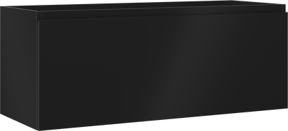 Mexen Orio 120 cm Bathroom Cabinet Under Sink, 1 Drawer, Black Matte - 91A10-12047-1-BF71