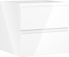Mexen Orio bathroom cabinet under-sink 50 cm, 2 drawers, white gloss - 91A10-05047-2-BFF00