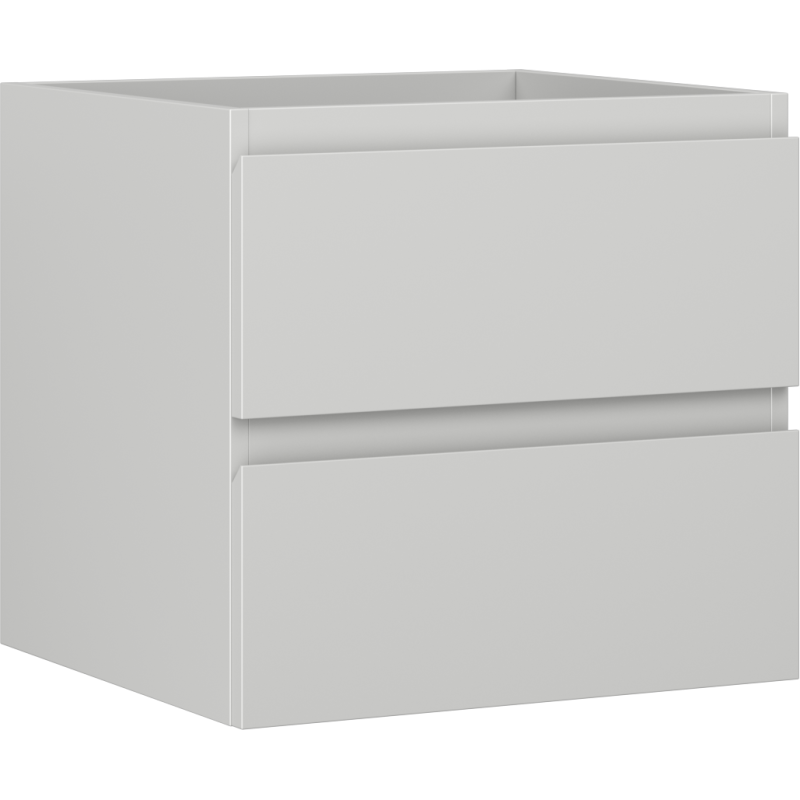 Mexen Orio bathroom cabinet under the sink 50 cm, 2 drawers, matte gray - 91A10-05047-2-BFF62
