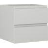 Mexen Orio bathroom cabinet under the sink 50 cm, 2 drawers, matte gray - 91A10-05047-2-BFF62