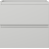 Mexen Orio bathroom cabinet under the sink 50 cm, 2 drawers, matte gray - 91A10-05047-2-BFF62