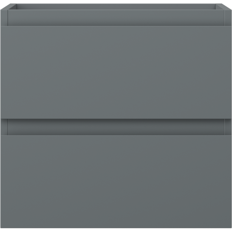 Mexen Orio 50 cm Under-Sink Bathroom Cabinet, 2 Drawers, Matt Graphite - 91A10-05047-2-BFF66