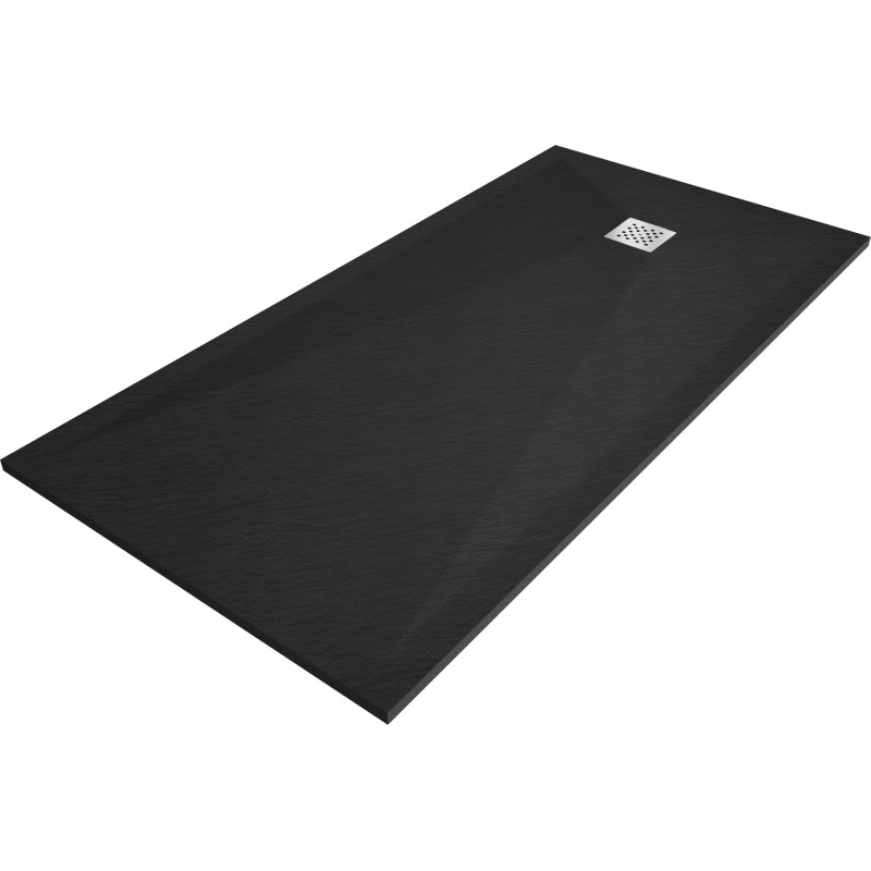 Mexen Stone+ composite rectangular shower tray 200 x 100 cm, black - 44701020