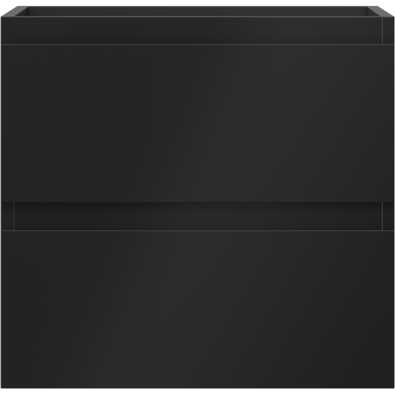 Mexen Orio bathroom cabinet for washbasin 50 cm, 2 drawers, black matte - 91A10-05047-2-BFF71