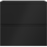 Mexen Orio bathroom cabinet under-sink 50 cm, 2 drawers, black matte - 91A10-05047-2-BFF71