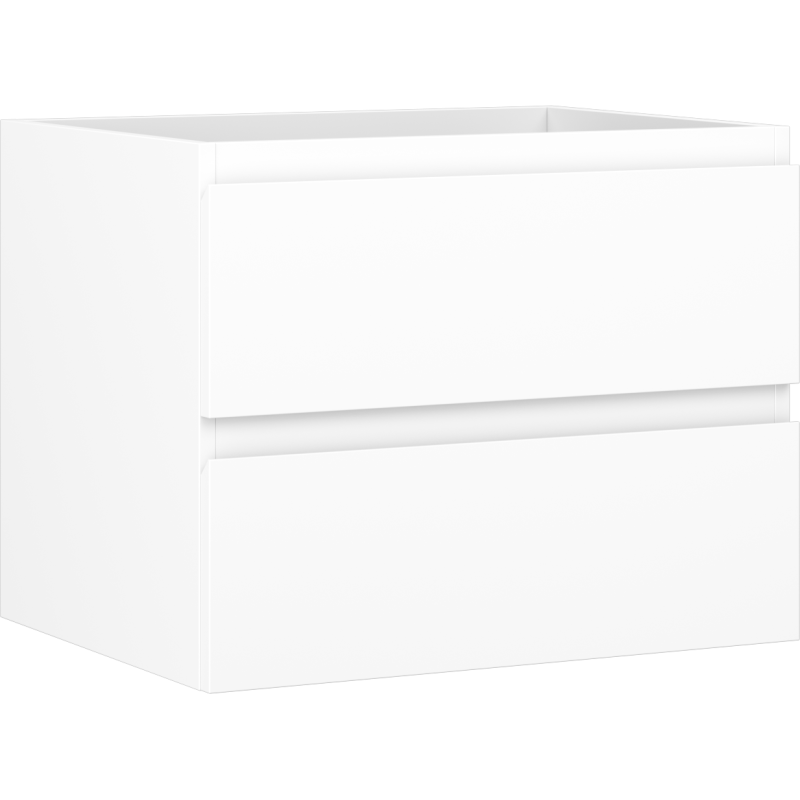 Mexen Orio bathroom cabinet under sink 60 cm, 2 drawers, white matte - 91A10-06047-2-BFF01