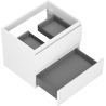 Mexen Orio bathroom cabinet under sink 60 cm, 2 drawers, white matte - 91A10-06047-2-BFF01