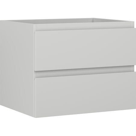 Mexen Orio bathroom vanity cabinet 60 cm, 2 drawers, gray matte - 91A10-06047-2-BFF62
