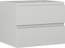 Mexen Orio bathroom vanity cabinet 60 cm, 2 drawers, gray matte - 91A10-06047-2-BFF62