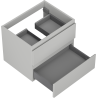 Mexen Orio bathroom vanity cabinet 60 cm, 2 drawers, gray matte - 91A10-06047-2-BFF62