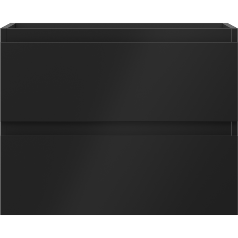 Mexen Orio bathroom cabinet under-sink 60 cm, 2 drawers, black matte - 91A10-06047-2-BFF71