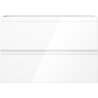 Mexen Orio bathroom cabinet for washbasin 70 cm, 2 drawers, white gloss - 91A10-07047-2-BFF00