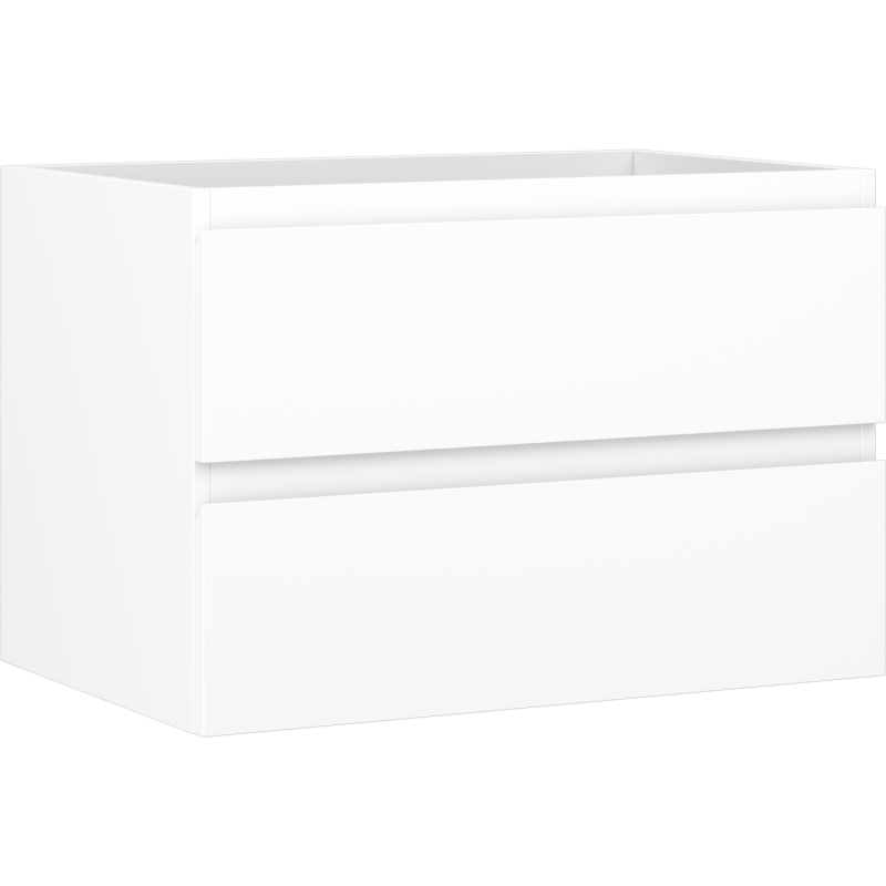 Mexen Orio bathroom cabinet under sink 70 cm, 2 drawers, white matte - 91A10-07047-2-BFF01